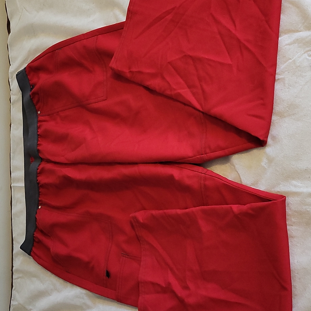 Plus size scrub pants